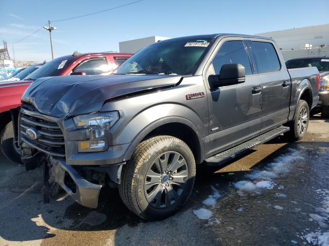 1FTEW1EG6HFA59112 - 2017 FORD F150 SUPERCREW GRAY photo 1