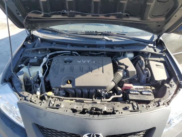 1NXBU4EE0AZ279187 - 2010 TOYOTA COROLLA BASE BLACK photo 11