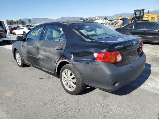 1NXBU4EE0AZ279187 - 2010 TOYOTA COROLLA BASE BLACK photo 2