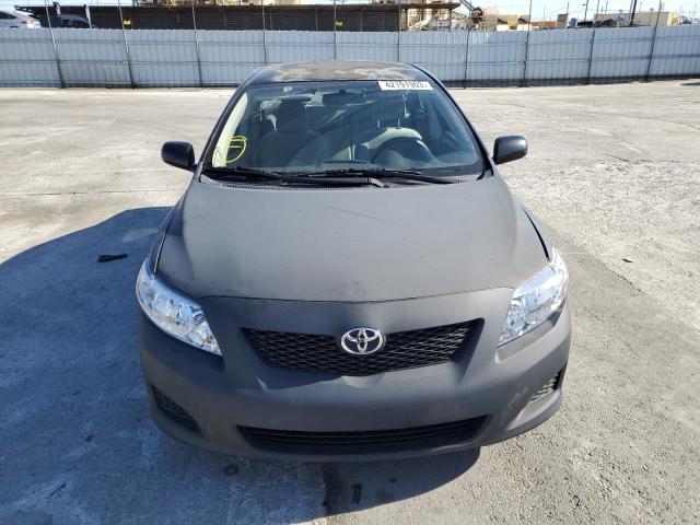 1NXBU4EE0AZ279187 - 2010 TOYOTA COROLLA BASE BLACK photo 5