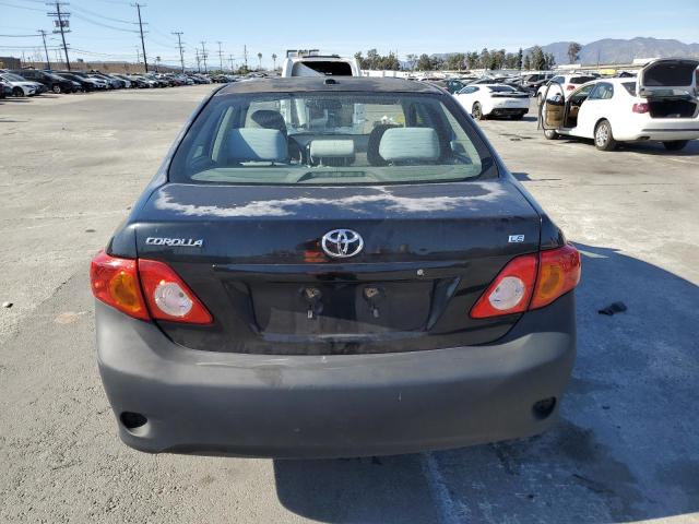 1NXBU4EE0AZ279187 - 2010 TOYOTA COROLLA BASE BLACK photo 6