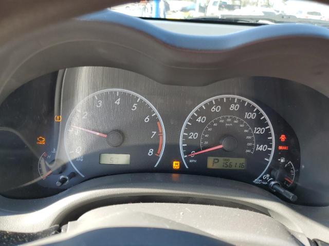 1NXBU4EE0AZ279187 - 2010 TOYOTA COROLLA BASE BLACK photo 9