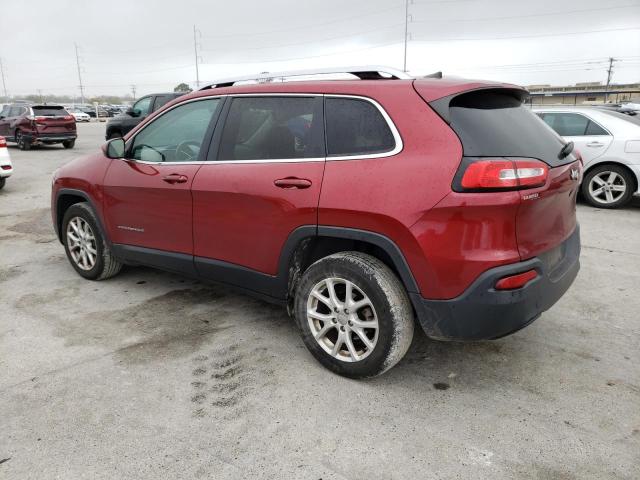 1C4PJLCB8HD221960 - 2017 JEEP CHEROKEE LATITUDE BURGUNDY photo 2