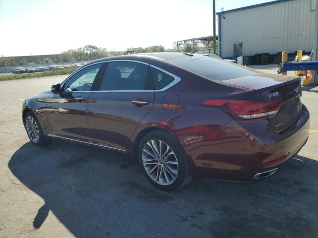 KMHGN4JE2FU057301 - 2015 HYUNDAI GENESIS 3.8L BURGUNDY photo 2