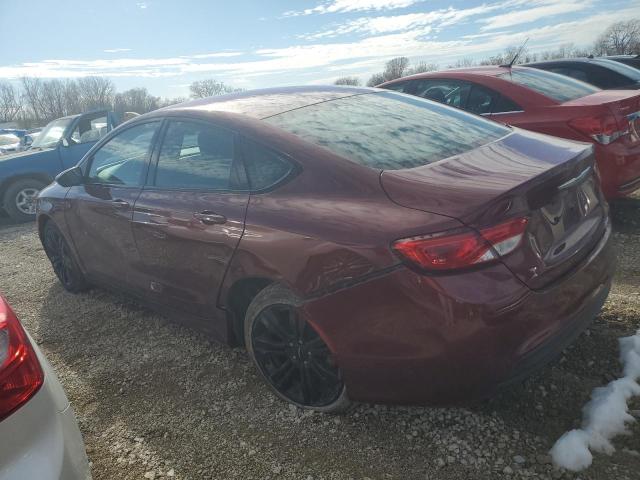 1C3CCCFB5HN506697 - 2017 CHRYSLER 200 LX BURGUNDY photo 2