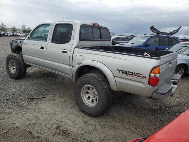 5TEGN92N72Z084253 - 2002 TOYOTA TACOMA DOUBLE CAB PRERUNNER GRAY photo 2