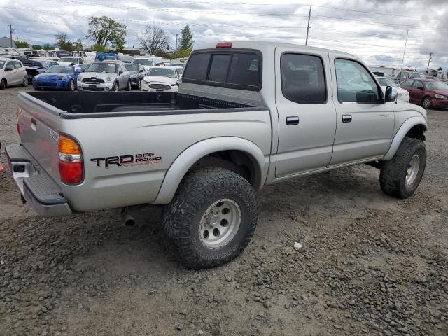 5TEGN92N72Z084253 - 2002 TOYOTA TACOMA DOUBLE CAB PRERUNNER GRAY photo 3