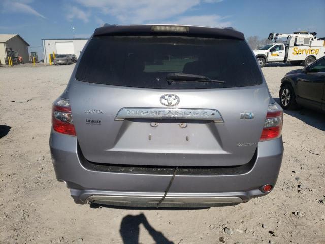 JTEEW44A982018345 - 2008 TOYOTA HIGHLANDER HYBRID LIMITED SILVER photo 6