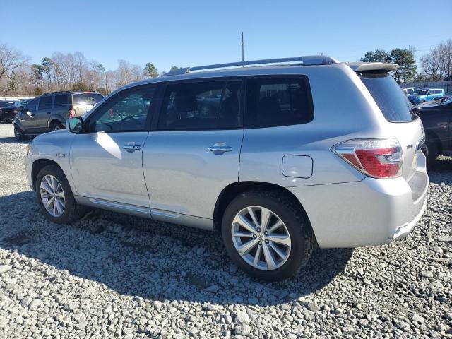 JTEEW44A282008322 - 2008 TOYOTA HIGHLANDER HYBRID LIMITED SILVER photo 2