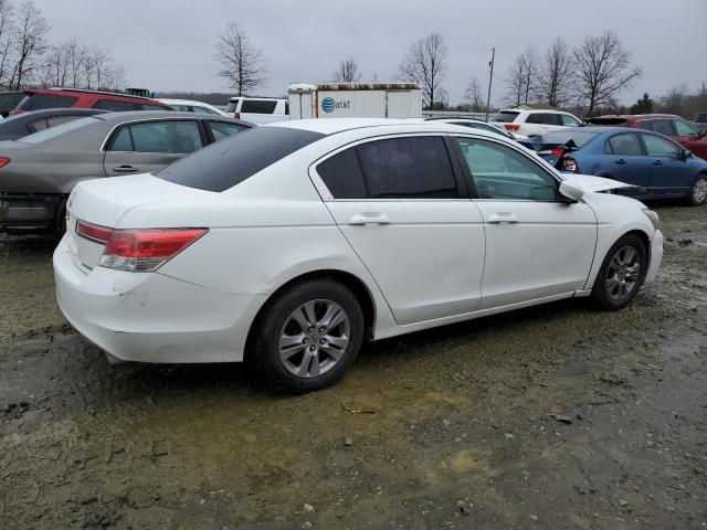 1HGCP2F60BA127992 - 2011 HONDA ACCORD SE WHITE photo 3