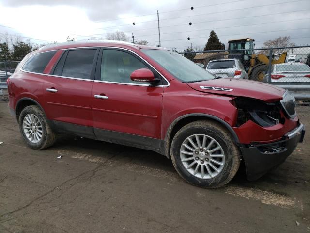 5GAKRCED9CJ315634 - 2012 BUICK ENCLAVE RED photo 4