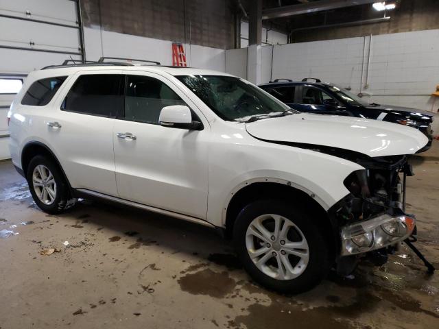 1C4RDJDG0DC675604 - 2013 DODGE DURANGO CREW WHITE photo 4