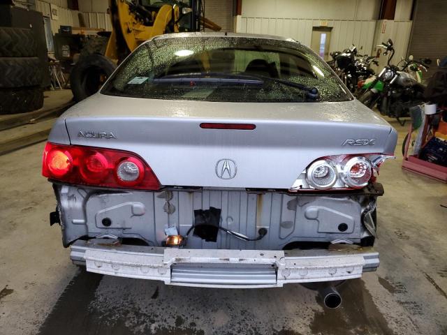 JH4DC54805S008664 - 2005 ACURA RSX SILVER photo 6