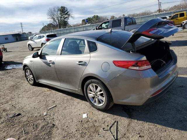 5XXGT4L36JG213974 - 2018 KIA OPTIMA LX GRAY photo 2