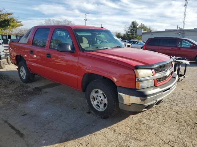 3GNEC12Z15G252378 - 2005 CHEVROLET AVALANCHE C1500 RED photo 4