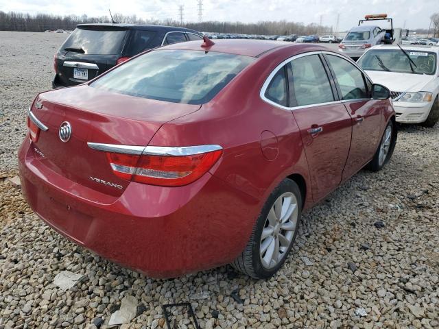 1G4PR5SK4C4149312 - 2012 BUICK VERANO CONVENIENCE RED photo 3