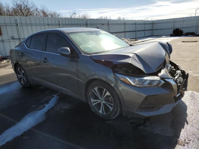 3N1AB8CV2LY312774 - 2020 NISSAN SENTRA SV GRAY photo 4