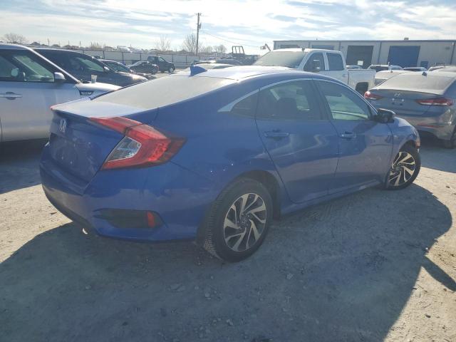 2HGFC2F88JH592725 - 2018 HONDA CIVIC EX BLUE photo 3