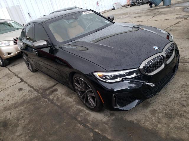 3MW5U9J05M8B54015 - 2021 BMW M340XI BLACK photo 4