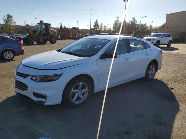 1G1ZB5ST0JF118689 - 2018 CHEVROLET MALIBU LS WHITE photo 1