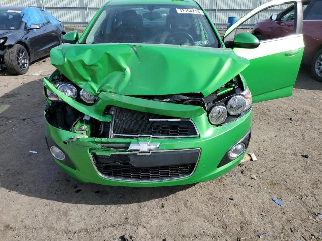 1G1JC5SGXF4118702 - 2015 CHEVROLET SONIC LT GREEN photo 11