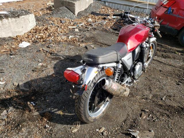 JH2SC6514DK001142 - 2013 HONDA CB1100 RED photo 4