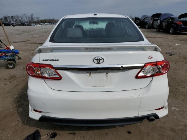 2T1BU4EEXBC689272 - 2011 TOYOTA COROLLA BASE WHITE photo 6