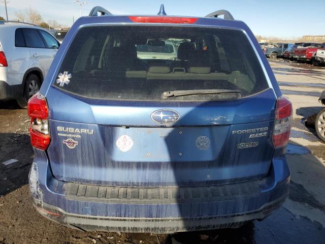 JF2SJADC7GH453917 - 2016 SUBARU FORESTER 2.5I PREMIUM BLUE photo 6