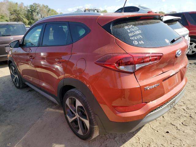 KM8J33A20HU455492 - 2017 HYUNDAI TUCSON LIMITED ORANGE photo 2