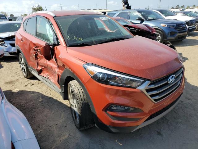 KM8J33A20HU455492 - 2017 HYUNDAI TUCSON LIMITED ORANGE photo 4