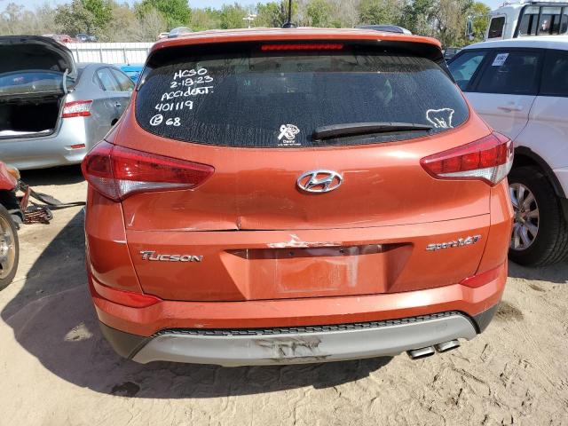 KM8J33A20HU455492 - 2017 HYUNDAI TUCSON LIMITED ORANGE photo 6