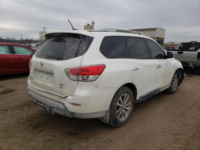 5N1AR2MM0EC713484 - 2014 NISSAN PATHFINDER S WHITE photo 3