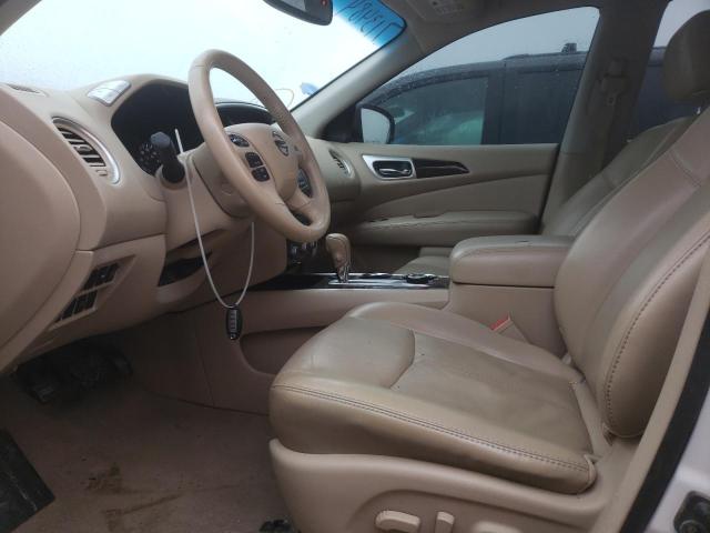 5N1AR2MM0EC713484 - 2014 NISSAN PATHFINDER S WHITE photo 7
