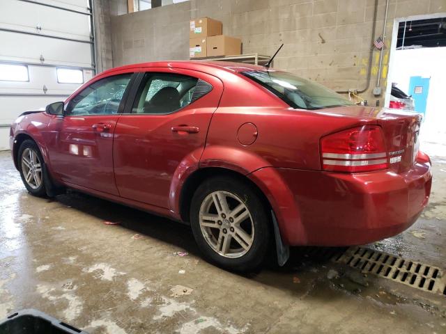 1B3LC56R88N685226 - 2008 DODGE AVENGER SXT RED photo 2