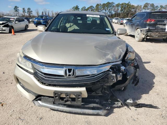 1HGCR2F93GA086284 - 2016 HONDA ACCORD EXL GOLD photo 5