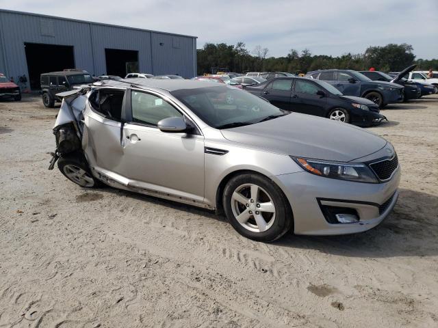 KNAGM4A77F5584587 - 2015 KIA OPTIMA LX SILVER photo 4