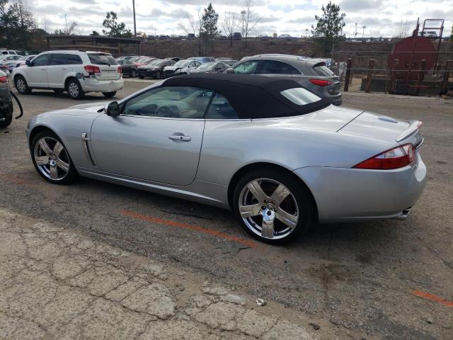 SAJWA44B695B28807 - 2009 JAGUAR XK SILVER photo 2