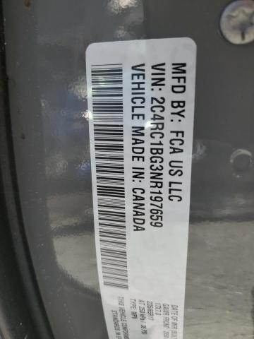 2C4RC1BG3NR197659 - 2022 CHRYSLER PACIFICA TOURING L GRAY photo 14