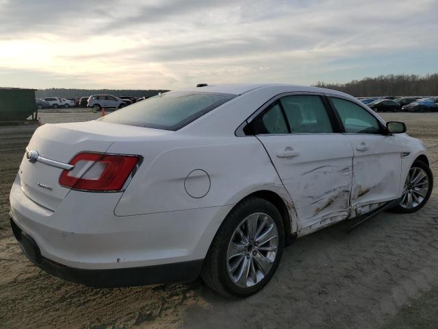 1FAHP2FW4BG118106 - 2011 FORD TAURUS LIMITED WHITE photo 3