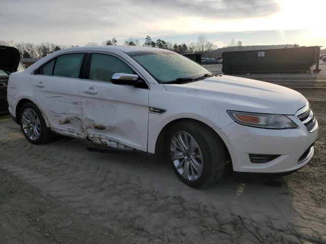 1FAHP2FW4BG118106 - 2011 FORD TAURUS LIMITED WHITE photo 4