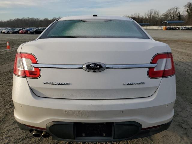 1FAHP2FW4BG118106 - 2011 FORD TAURUS LIMITED WHITE photo 6