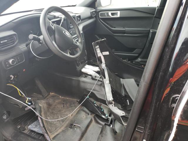 1FM5K8AW4MNA21536 - 2021 FORD EXPLORER POLICE INTERCEPTOR BLACK photo 7
