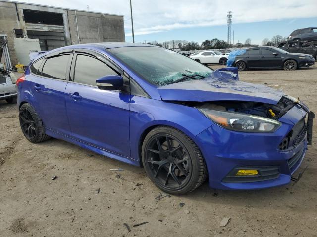 1FADP3L98FL321595 - 2015 FORD FOCUS ST BLUE photo 4