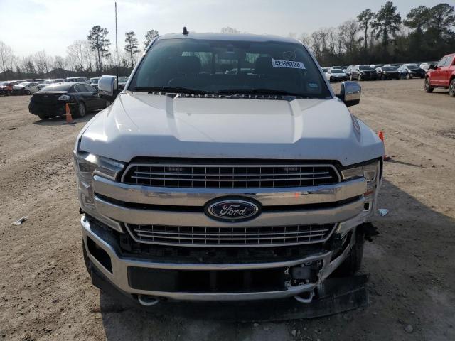 1FTEW1E4XKKD30256 - 2019 FORD F150 SUPER WHITE photo 5