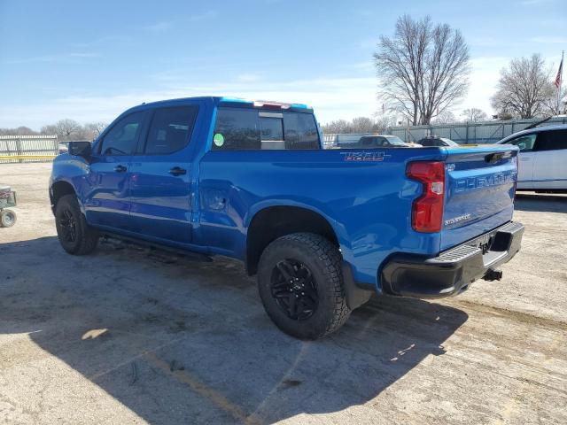 3GCUDFE83RG104059 - 2024 CHEVROLET SILVERADO K1500 LT TRAIL BOSS BLUE photo 2