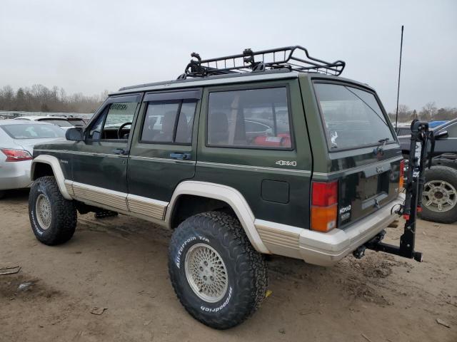 1J4FJ78S4SL562422 - 1995 JEEP CHEROKEE COUNTRY GREEN photo 2