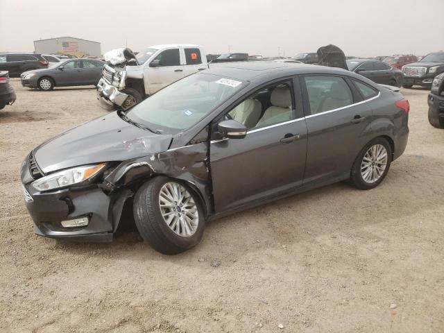 1FADP3J22JL261831 - 2018 FORD FOCUS TITANIUM GRAY photo 1