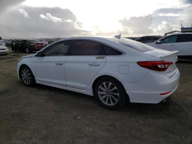 5NPE34AF4GH397555 - 2016 HYUNDAI SONATA SPORT WHITE photo 2