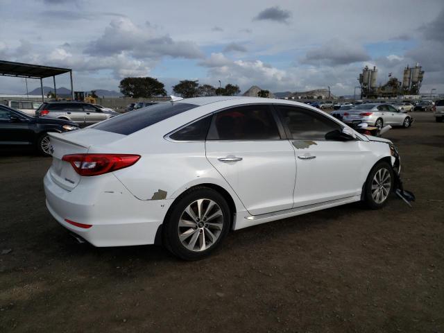 5NPE34AF4GH397555 - 2016 HYUNDAI SONATA SPORT WHITE photo 3