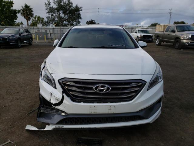 5NPE34AF4GH397555 - 2016 HYUNDAI SONATA SPORT WHITE photo 5